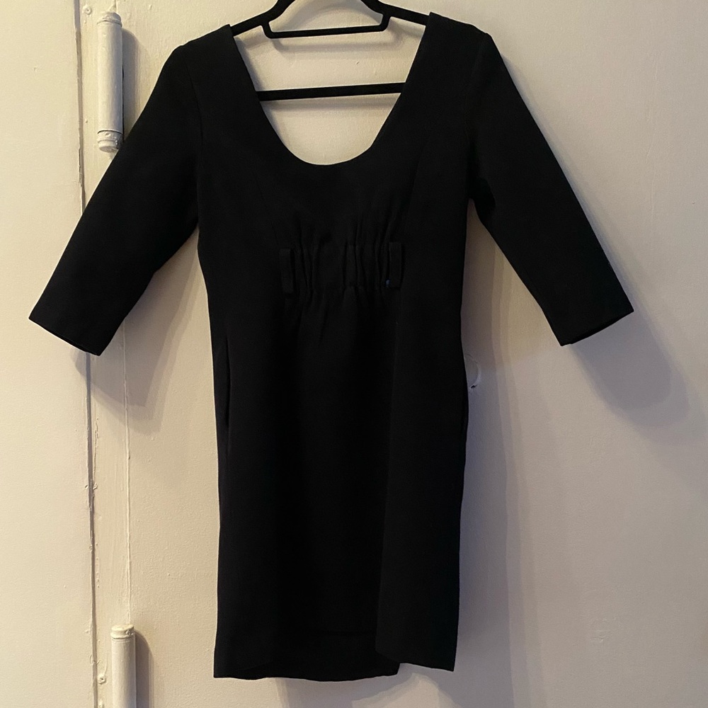 Operations Button Down Wrap Dress - image 8